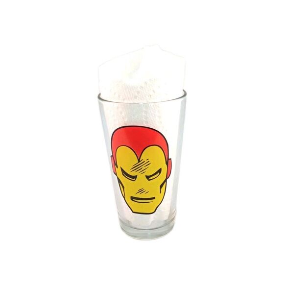 Marvel Set Of Four (4) 16oz Glasses Hulk, Iron Man, Spider Man, Ant Man - Picture 3 of 8